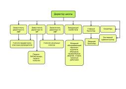 Схема организационной структуры МОУ "Бурашевская СОШ"